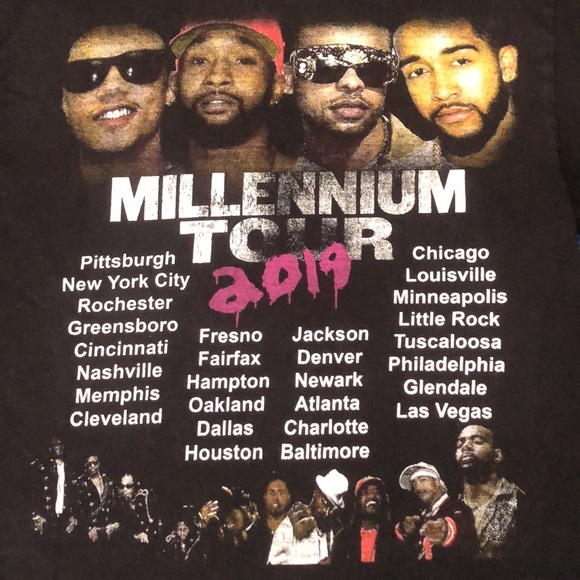 B2K 2019 Millennium Concert Tour Tee Shirt - Picture 9 of 11